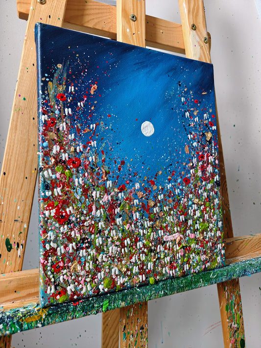 Snowdrops Under A Winters Moon
